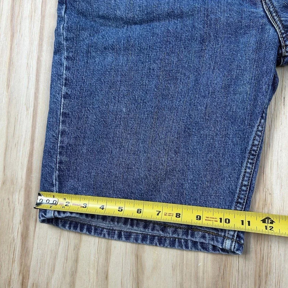 Levi's 505 Men's 40x10 Blue Denim Jean Shorts Jorts Relaxed Fit Vintage Casual